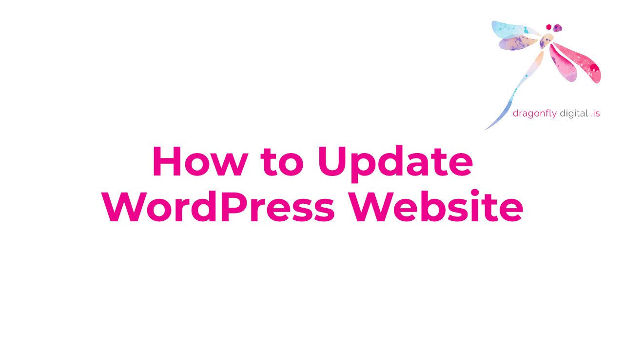 How to Update WordPress Website